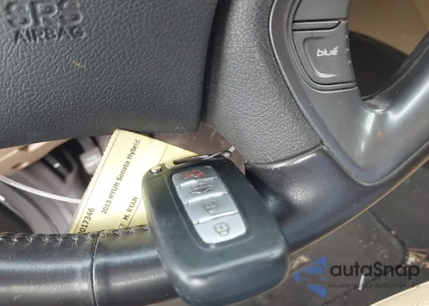 2013 Hyundai Sonata Hybrid Limited из США, поврежденный, VIN KMHEC4A45DA100533